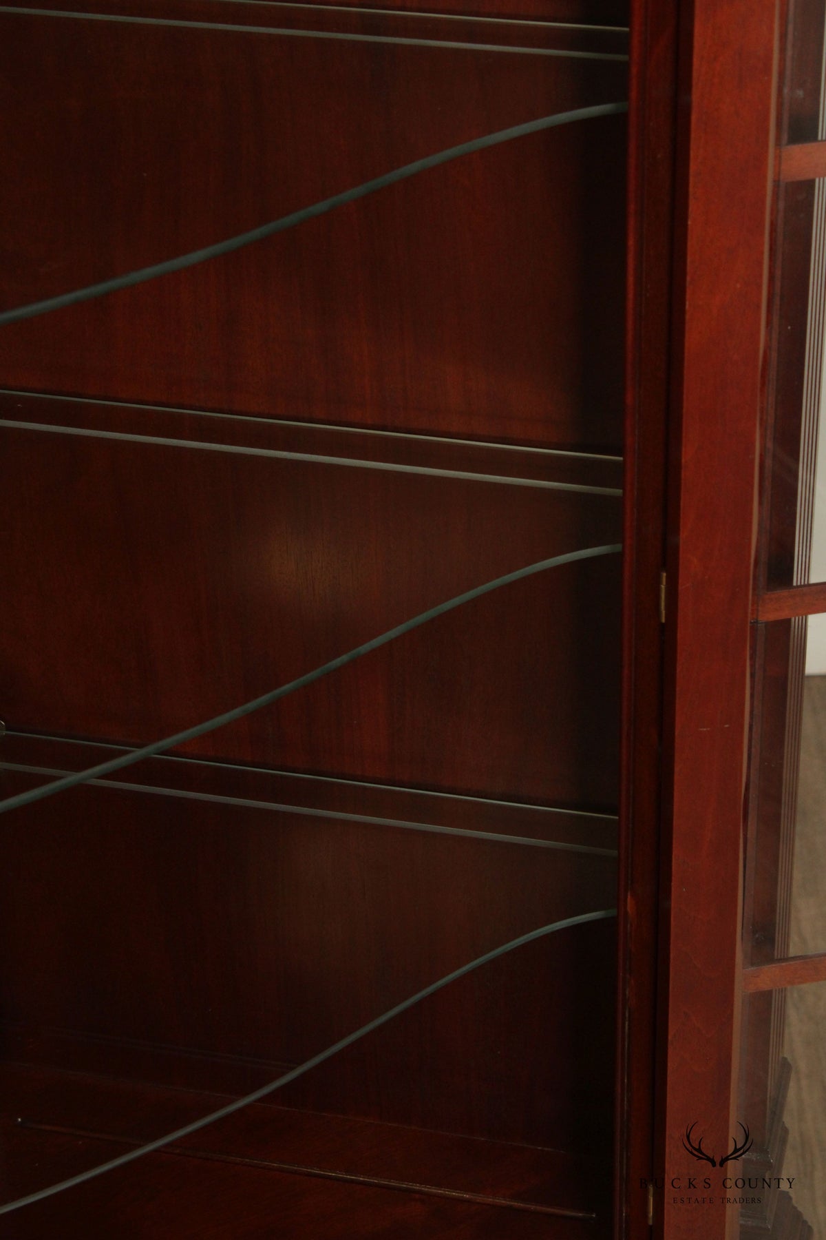 Councill Chippendale Style Mahogany Corner Cabinet