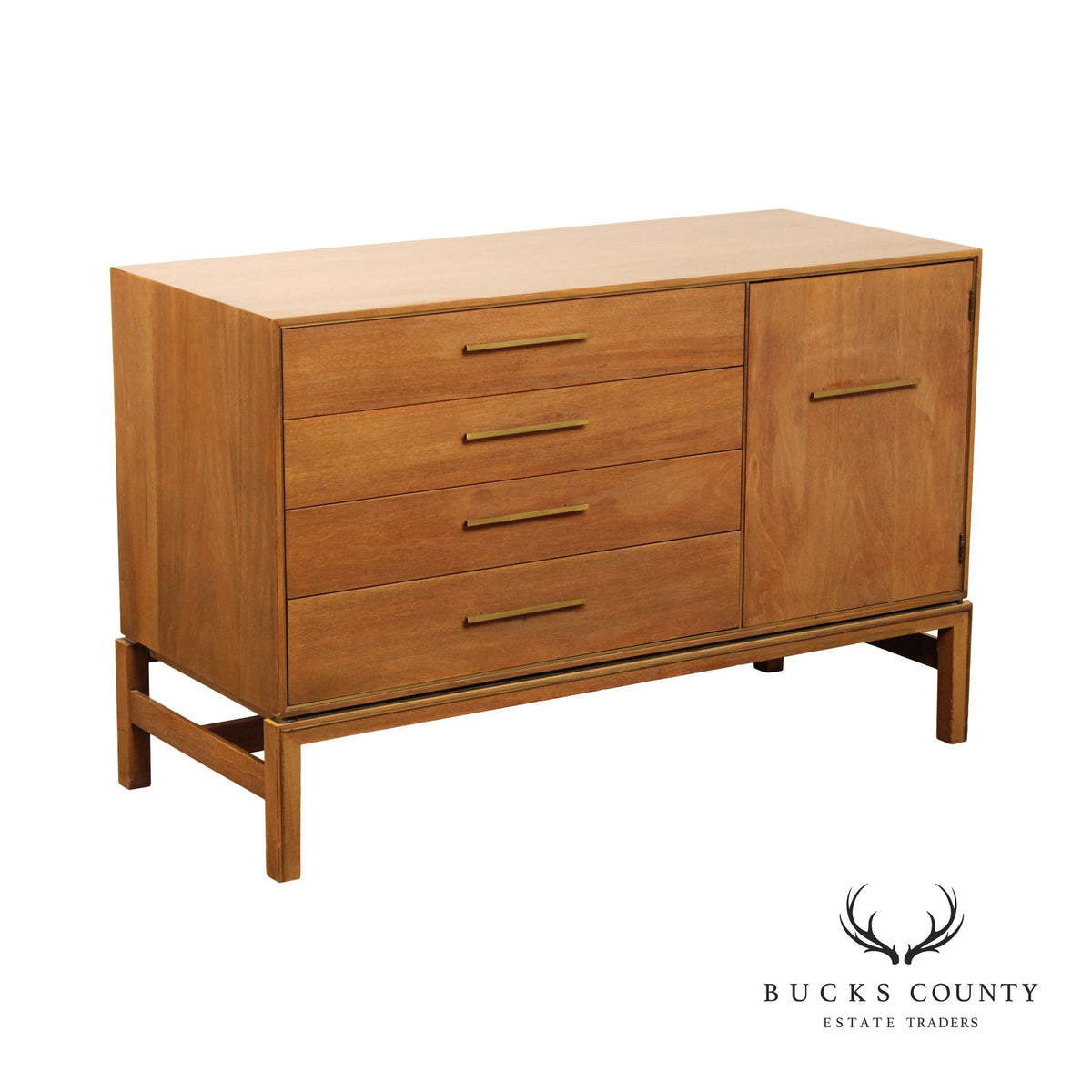Johnson Furniture Mid Century Modern Walnut Sideboard