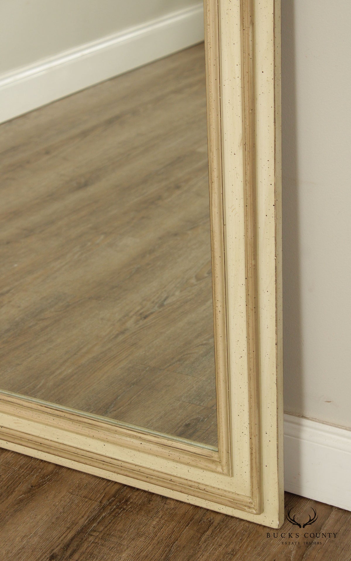 Vintage Neoclassical Style Painted Wall Mirror