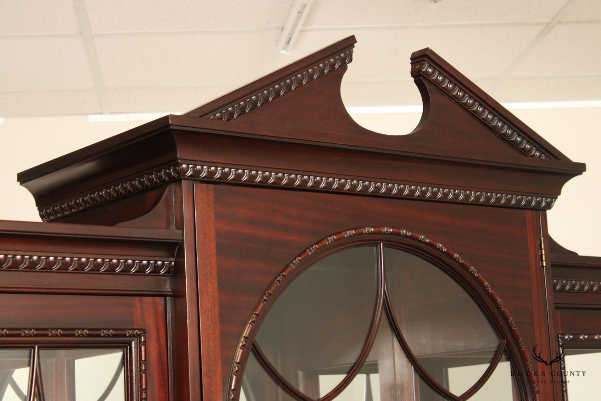 Hickory White American Masterpiece Collection Mahogany Breakfront China Cabinet