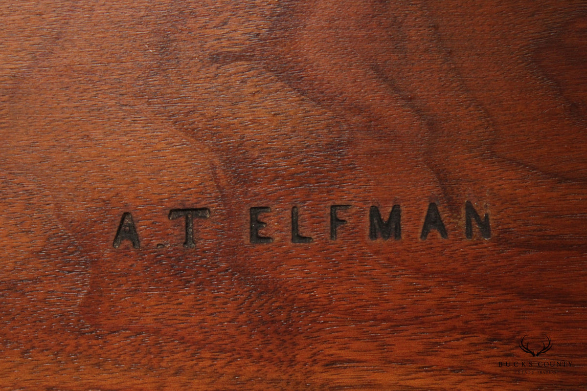 Bucks County Studio Crafted Live Edge Walnut Stool or Bench