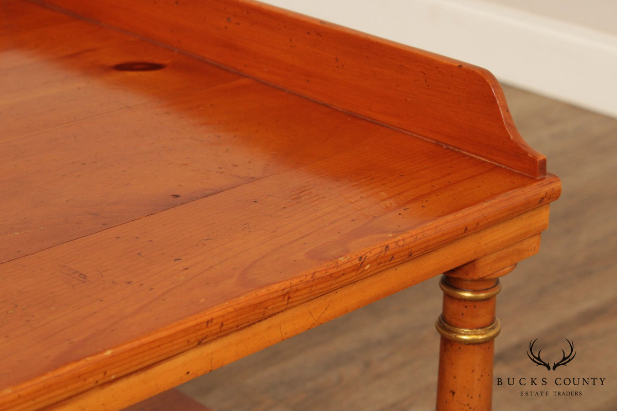 Baker Historic Charleston Reproductions Pine Coffee Table