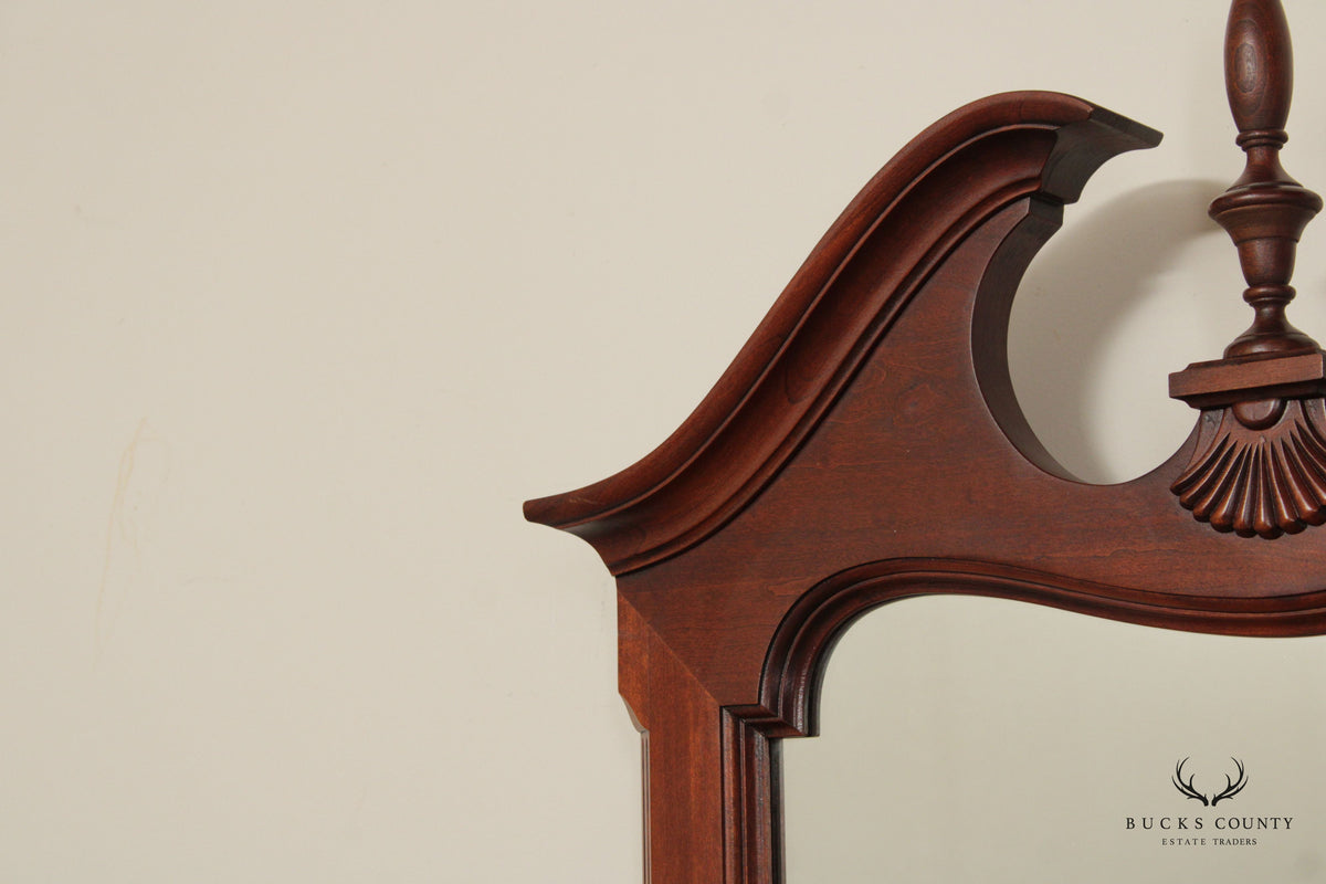 PENNSYLVANIA HOUSE TRADITIONAL MAHOGANY BEVELED WALL MIRROR