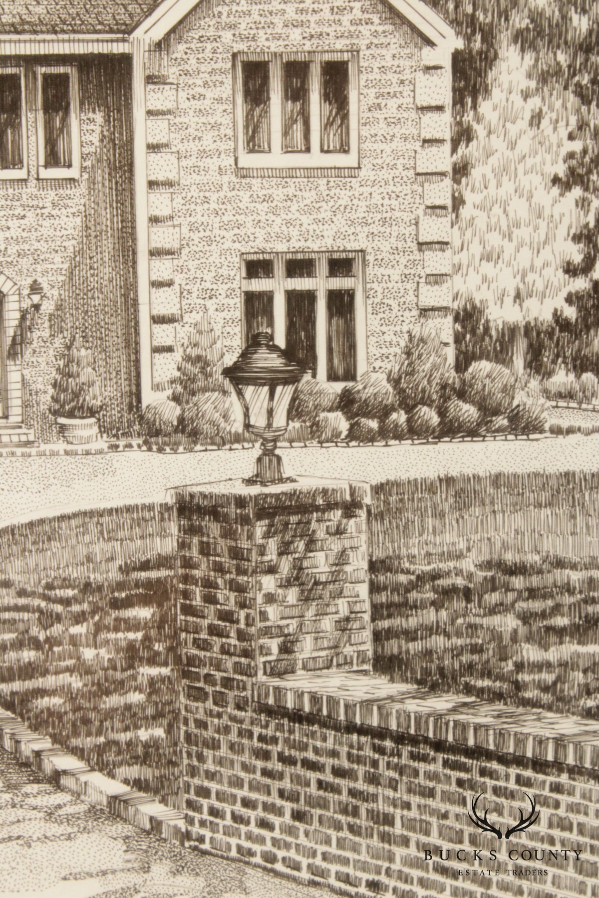 Contemporary Stacy Sideris, Pen and Ink Drawing