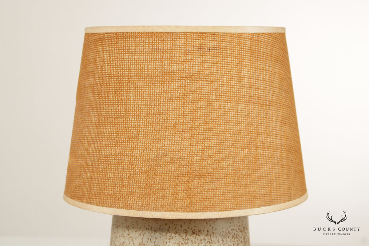 Jane and Gordon Martz Mid Century Modern Glazed Stoneware Table Lamp