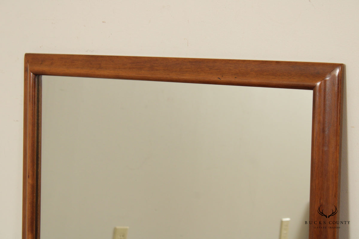 Mid Century Modern Walnut Frame Mirror