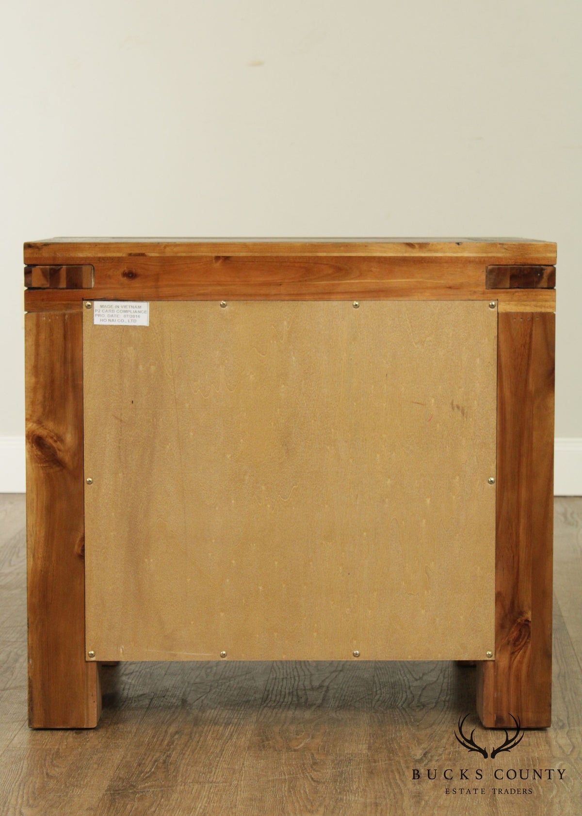 Modern Rustic 2 Drawer Nightstand