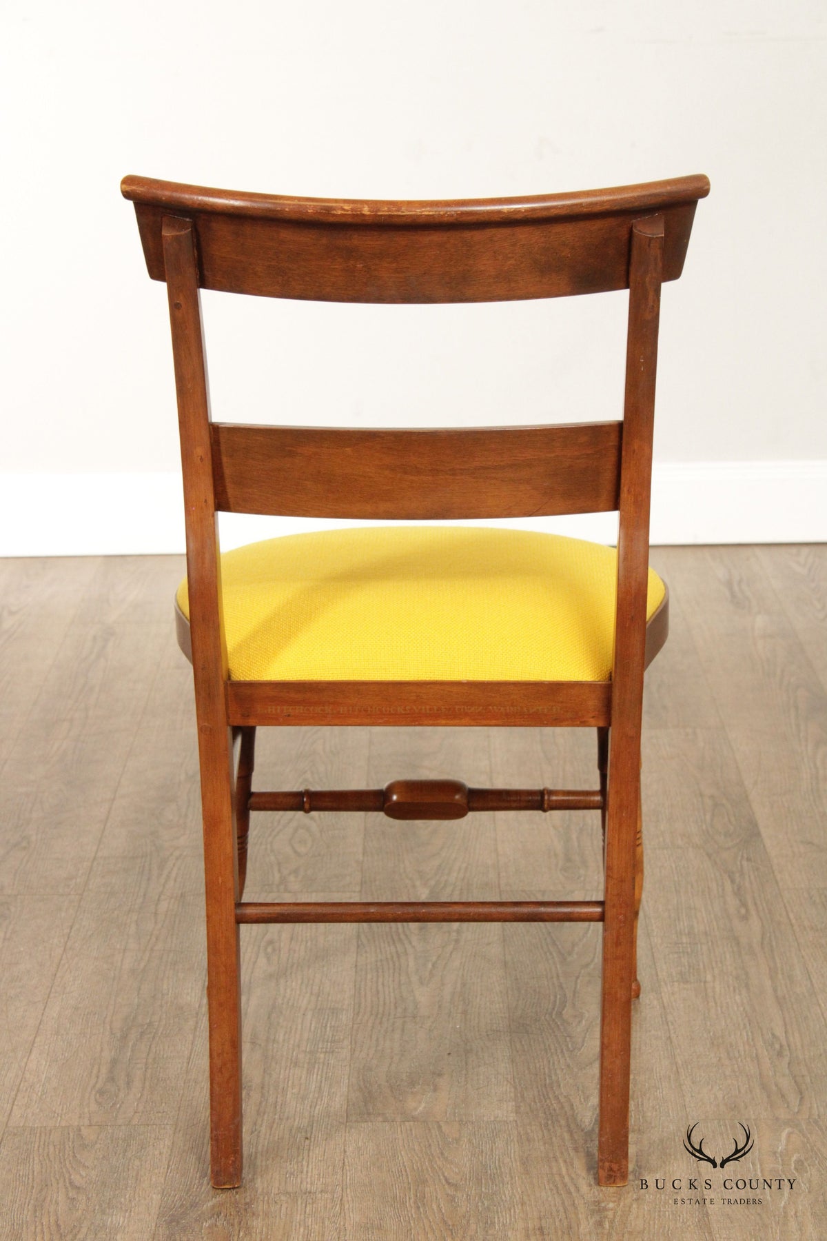 L. Hitchcock Early American Style Floral Stencil-Decorated Chair