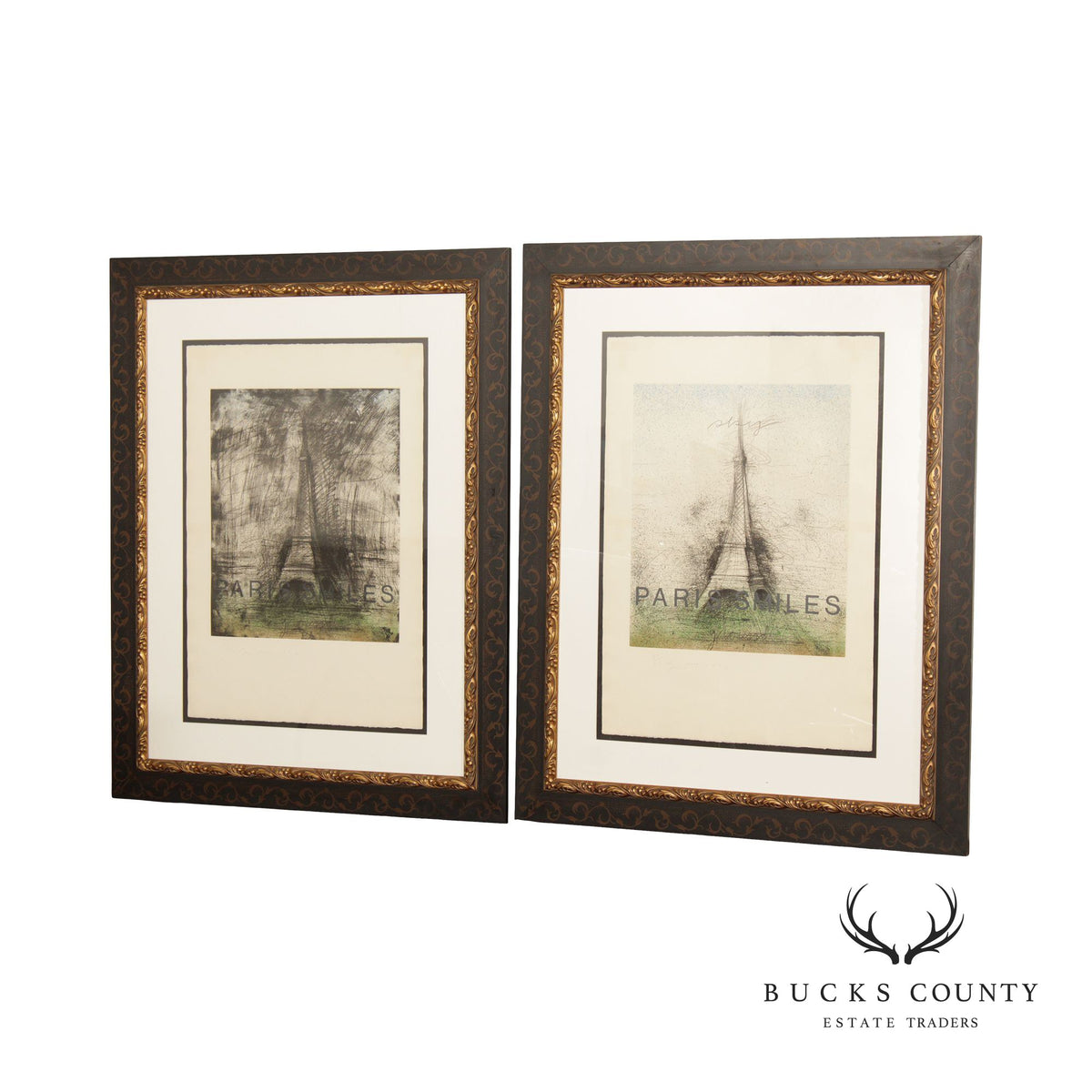 Jim Dine 'Paris Smiles' and 'Paris smiles in Darkness' Etchings