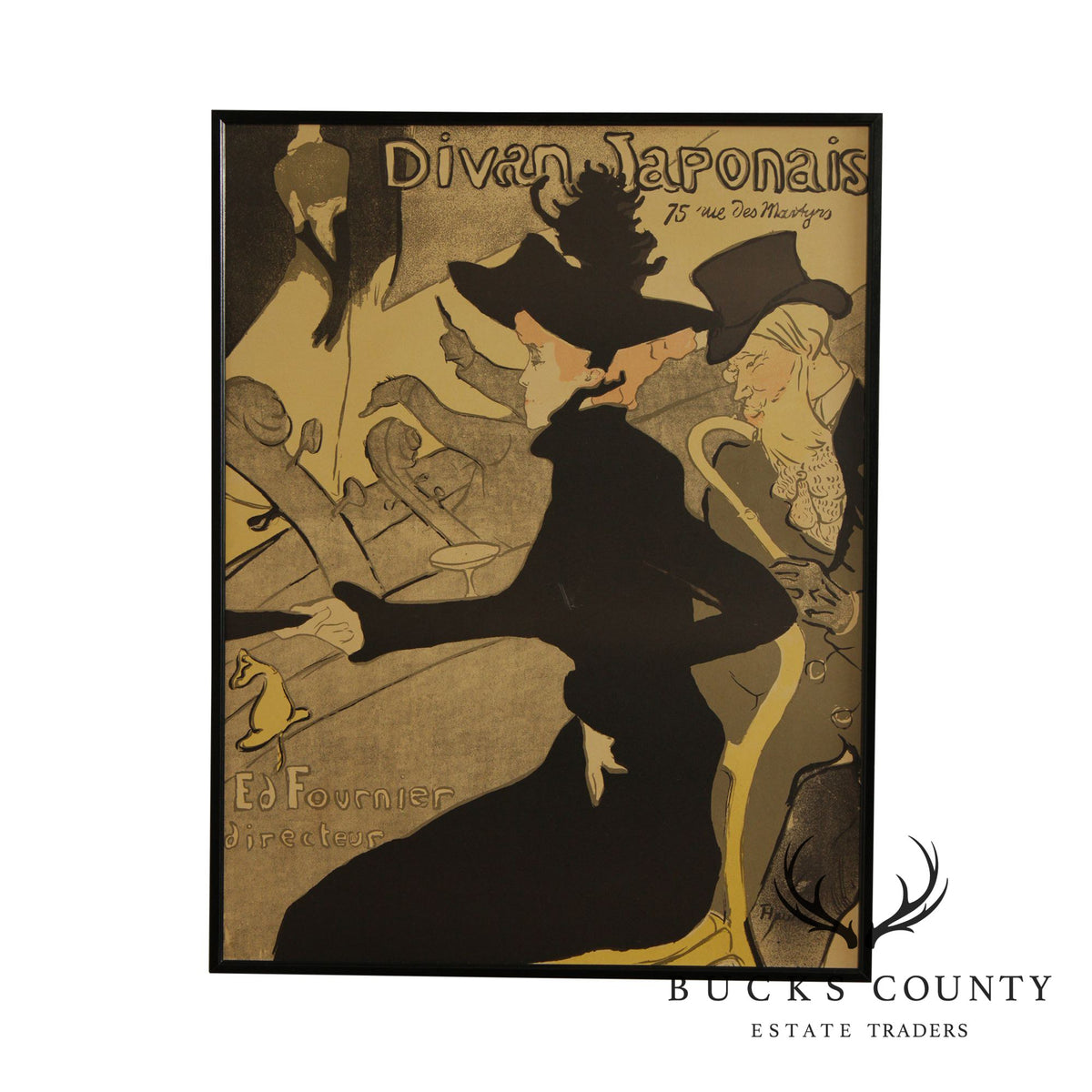Henri De Toulouse-Lautrec Divan Japonais Fine Art Print