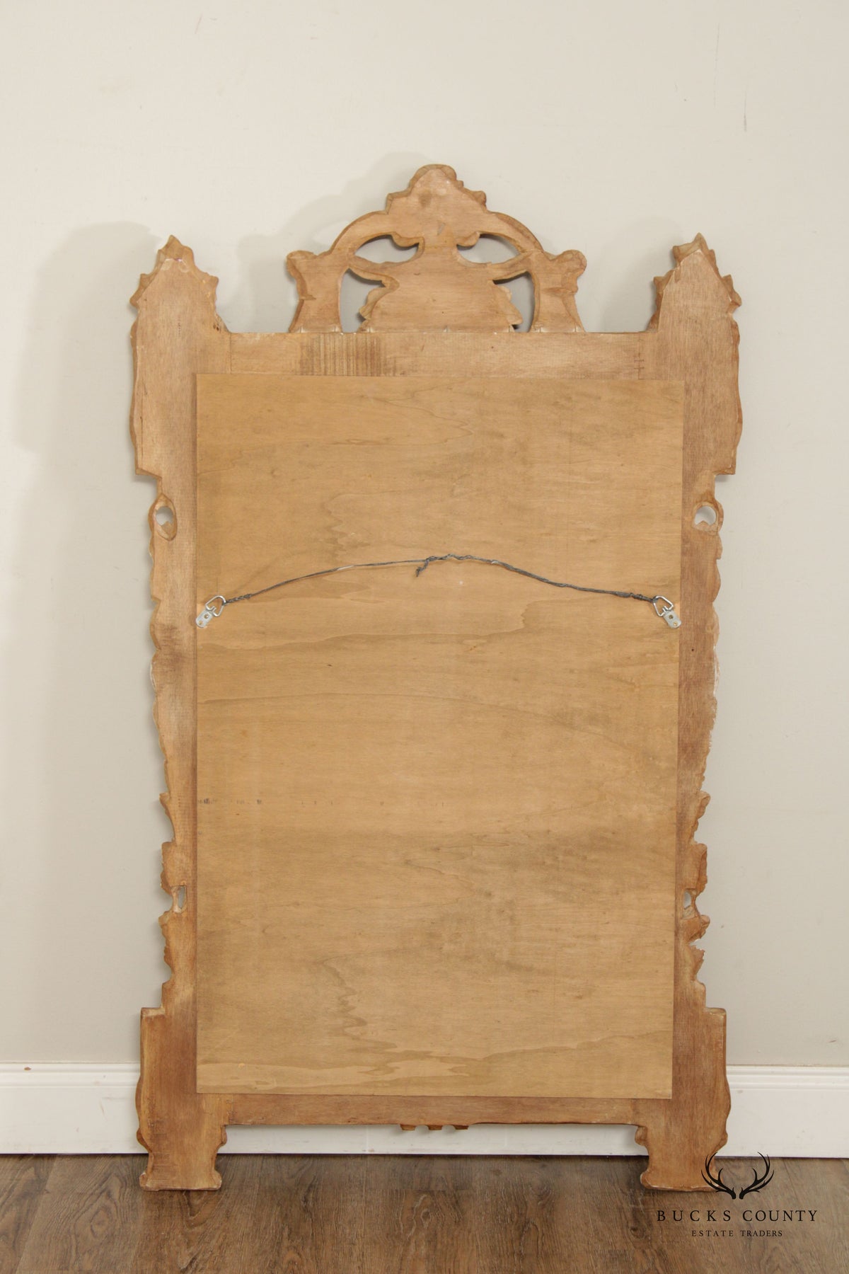 Louis XV Style Carved Wood Rectangular Wall Mirror