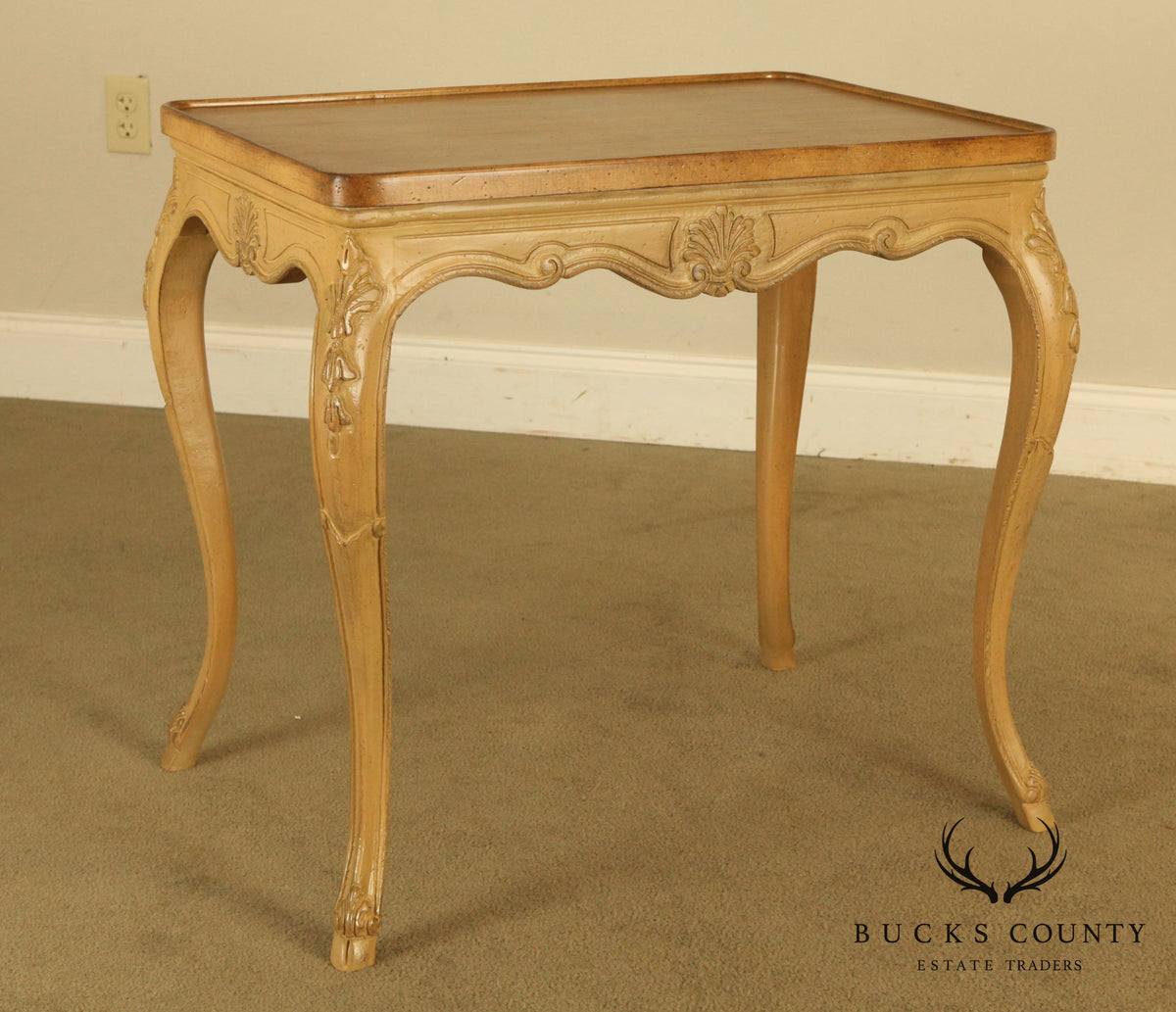 French Louis XV Style Custom Quality Vintage Side Table