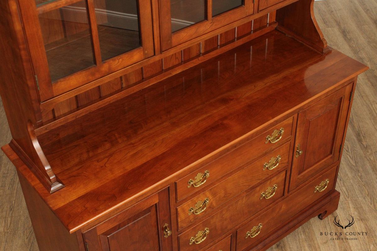 Stickley Chippendale Style Cherry China Cabinet