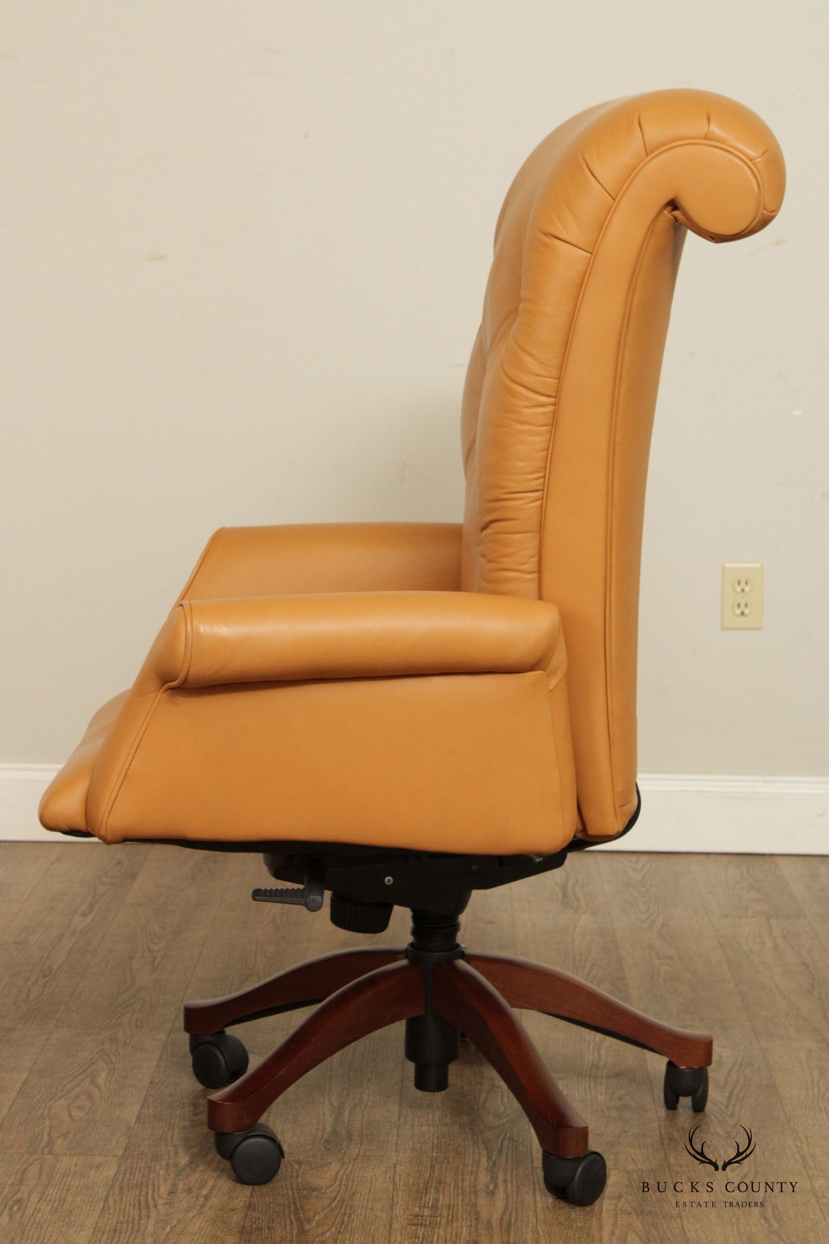 Leathercraft Tufted Leather Executive Office Armchair (L)
