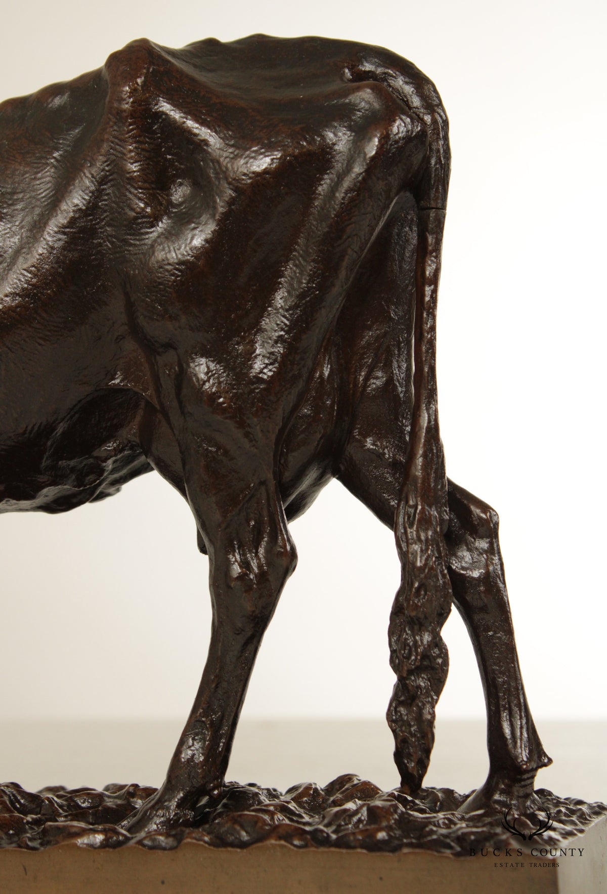 Early 20th C. American Bronze Cattle Sculpture