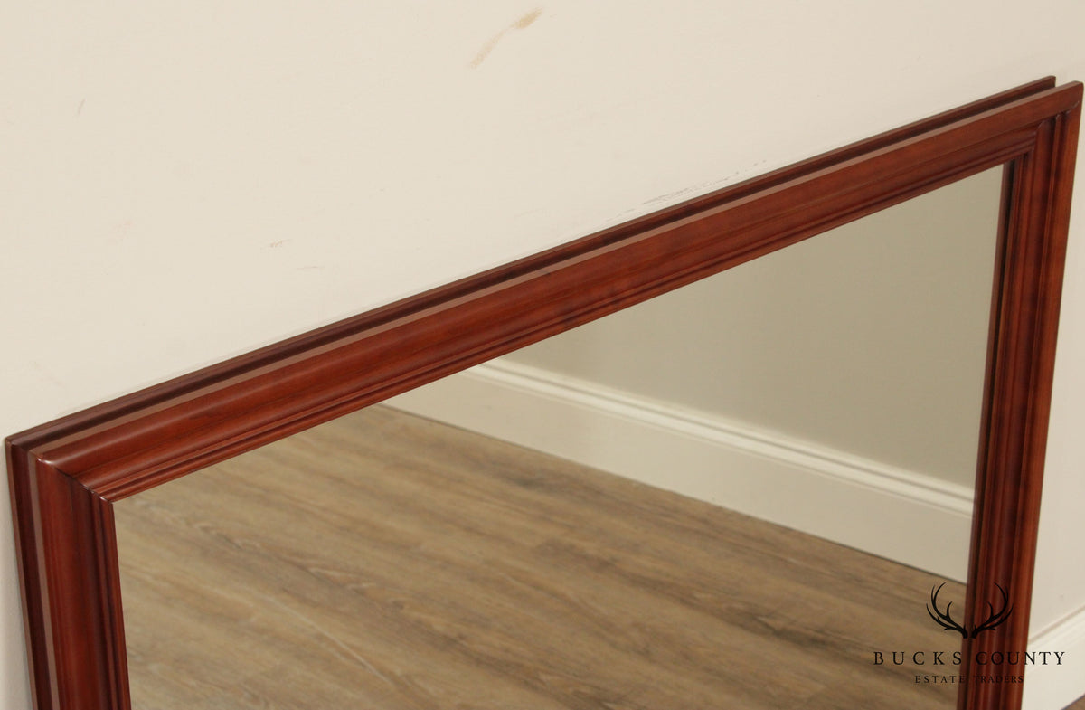 `Solid Cherry Frame Rectangular Wall Mirror