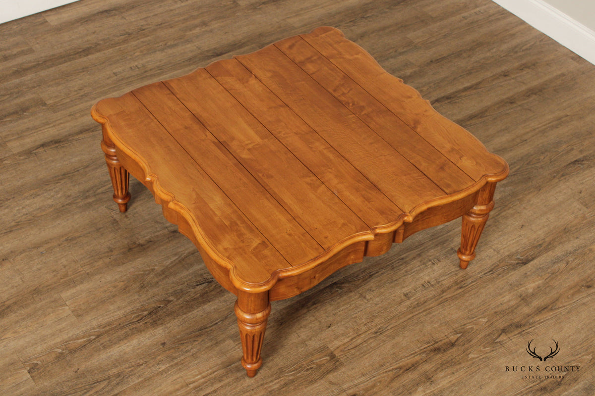 Ethan Allen 'Legacy' Square Top Maple Coffee Table