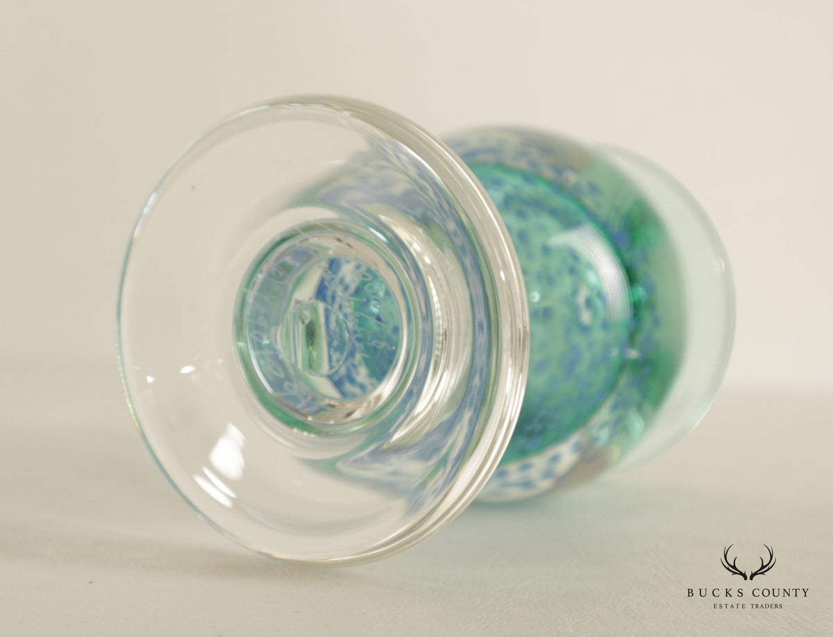 Young & Constantin Blown Glass Perfume Bottle