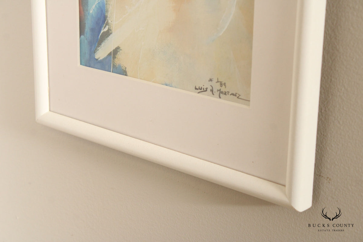 Luis Martinez Contemporary Abstract Framed Print