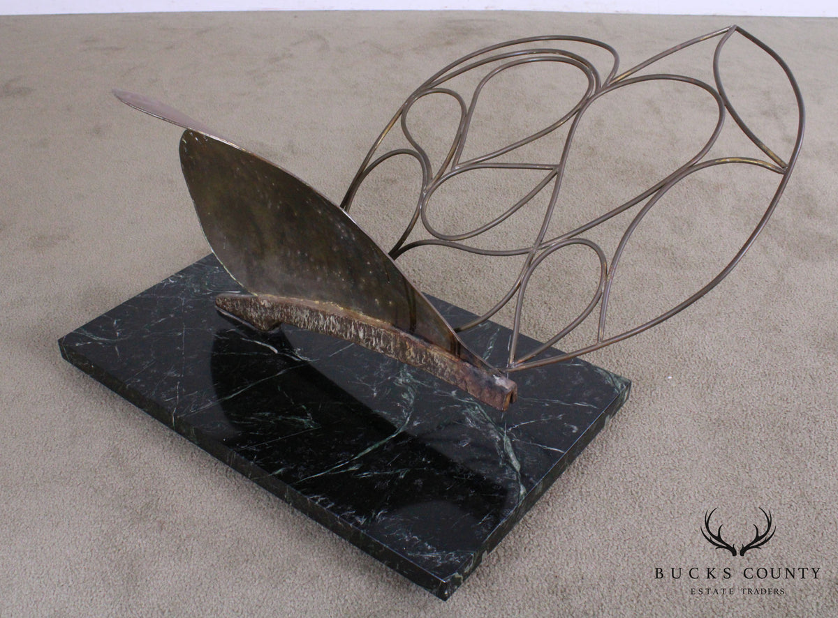 Postmodern Bronze Abstract Sculpture