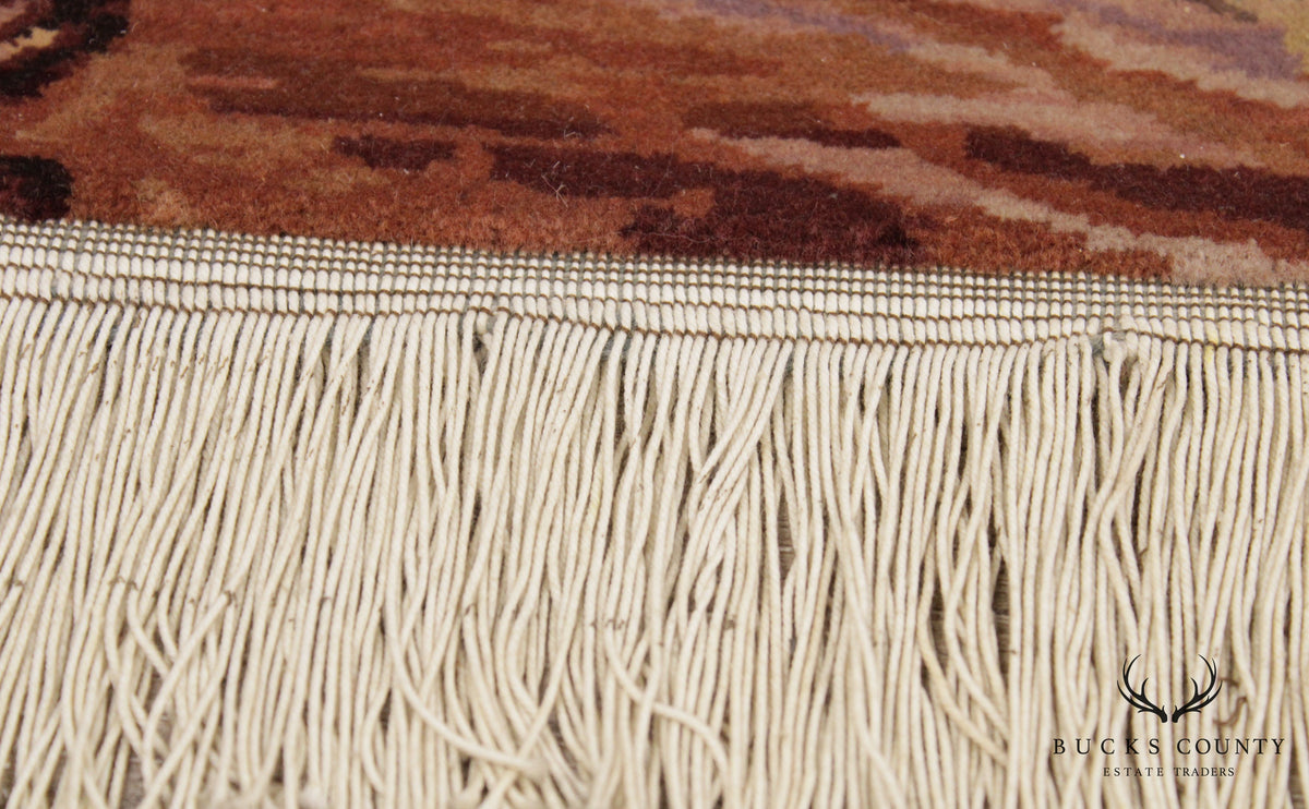 Fine Quality Hand Crafted Wool and Silk Farsh Miniator Hanging Tapestry Tableau Rug