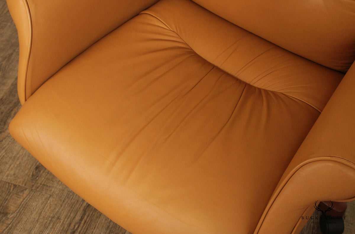 Leathercraft Tufted Leather Executive Office Armchair (C)
