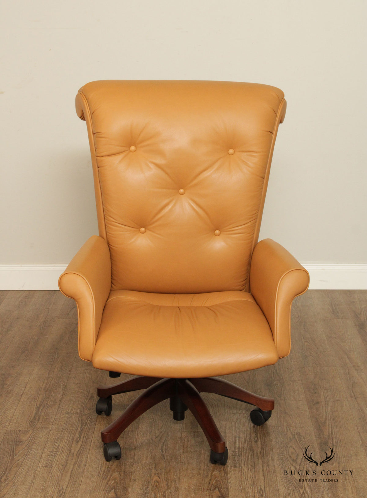 Leathercraft Tufted Leather Executive Office Armchair (J)