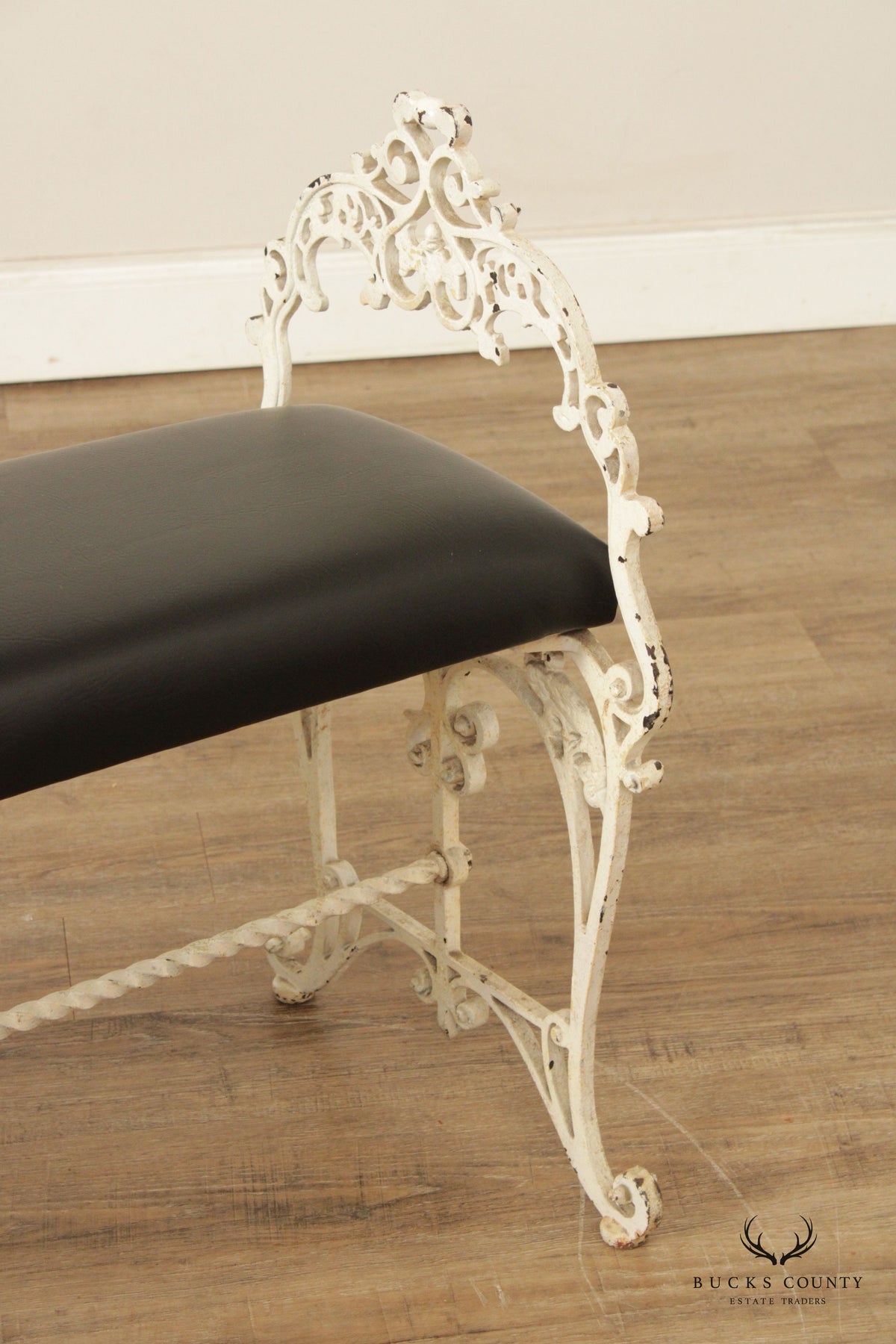 Antique Victorian Cast Iron Bench