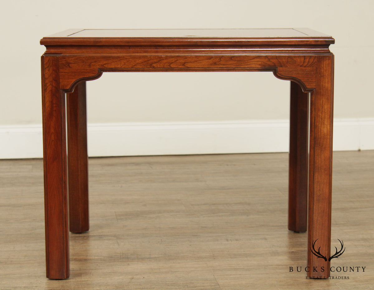 Ethan Allen Vintage Cherry Parsons Side Table