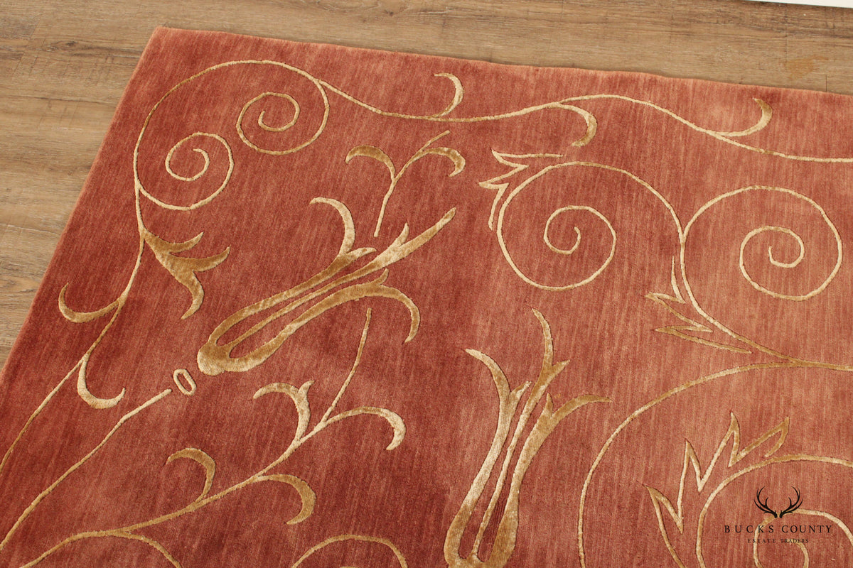 Safavieh 'Tibetan Susi' Modern Wool Area Rug, 12' x 9'