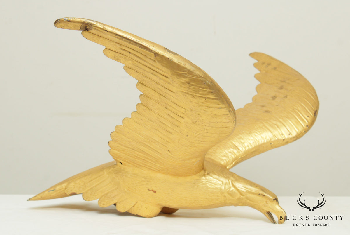 Large Cast Metal Eagle