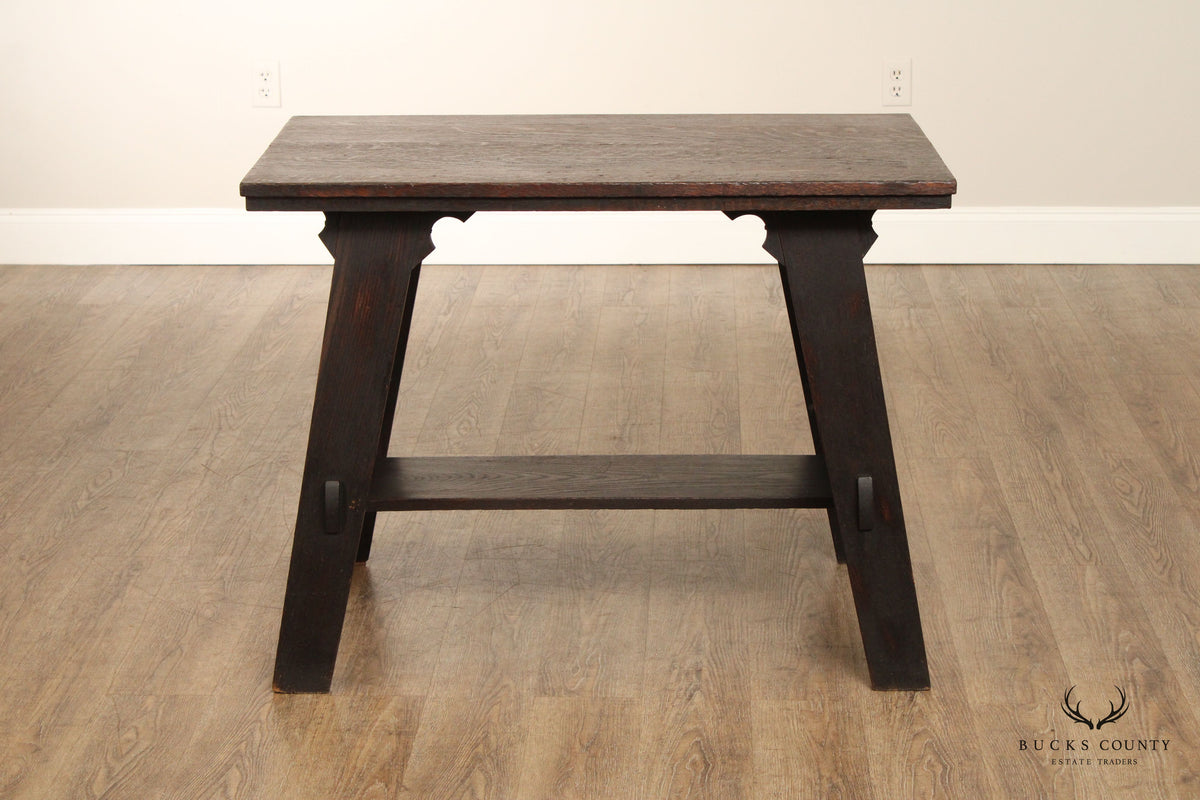 Lestershire Furniture Co. Mission Oak Library Table