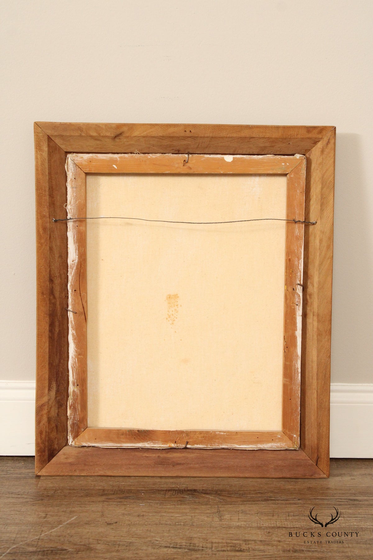 PAUL BEAUVOIR 'UNTITLED' MID CENTURY HATIAN OIL PAINTING SIGNED