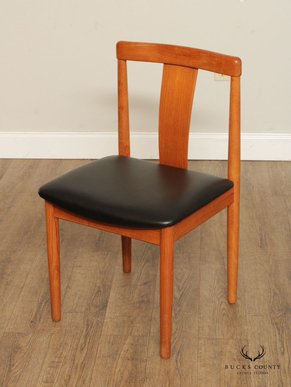 Danish Modern Pair of Teak Side Chairs