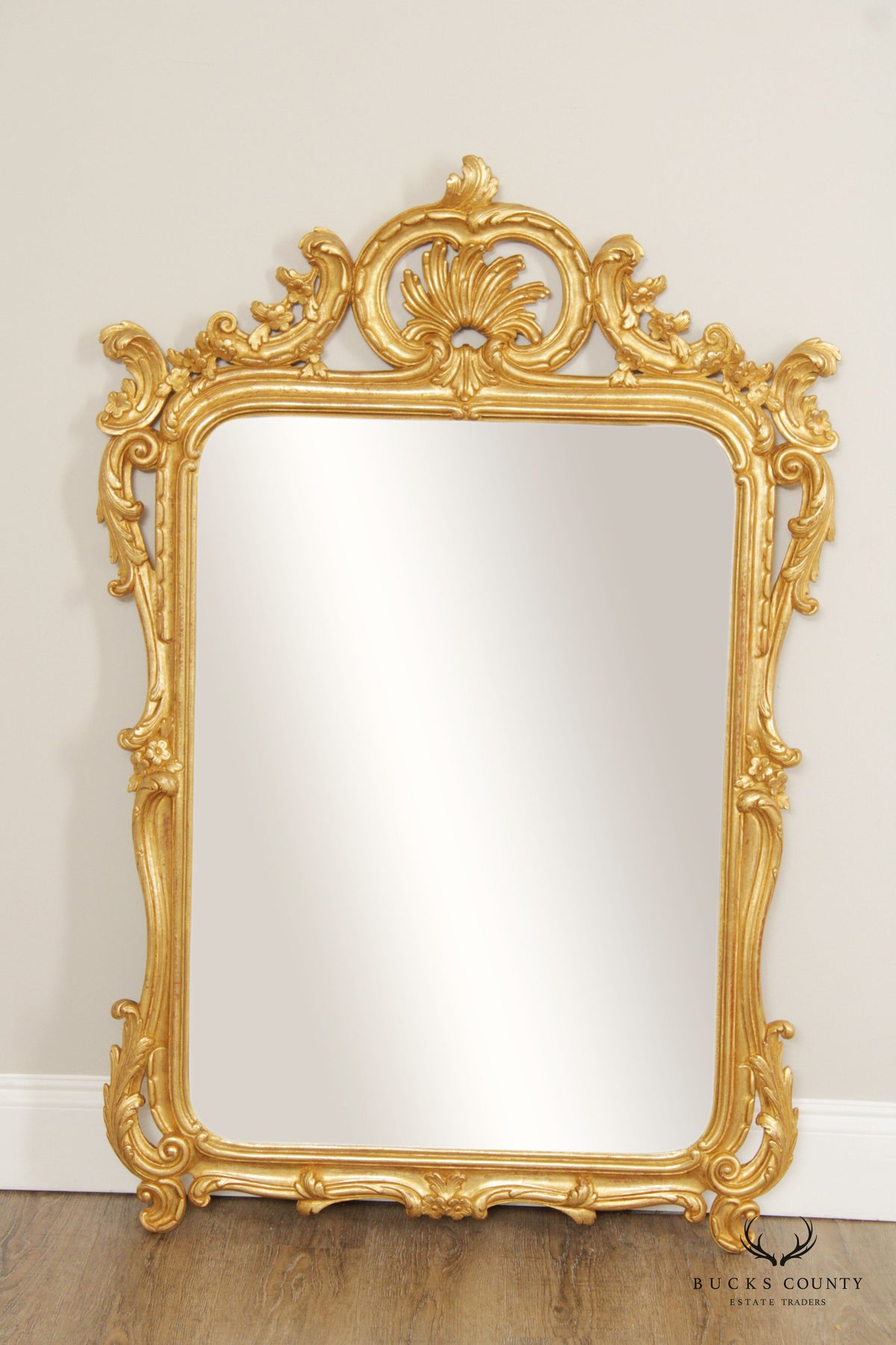 Italian Rococo Style Giltwood Wall Mirror