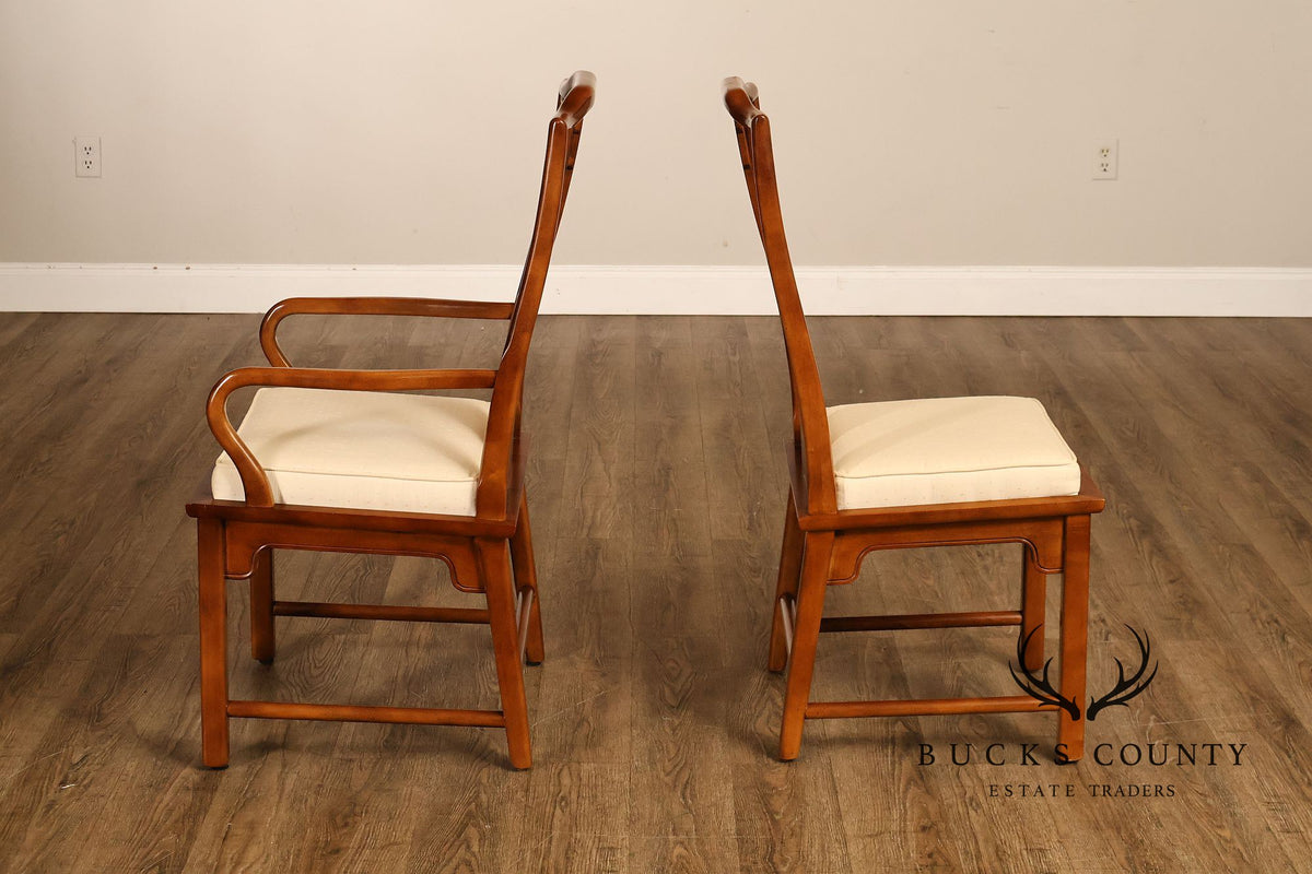 Century Furniture Chin Hua Set Of Eight Dining Chairs