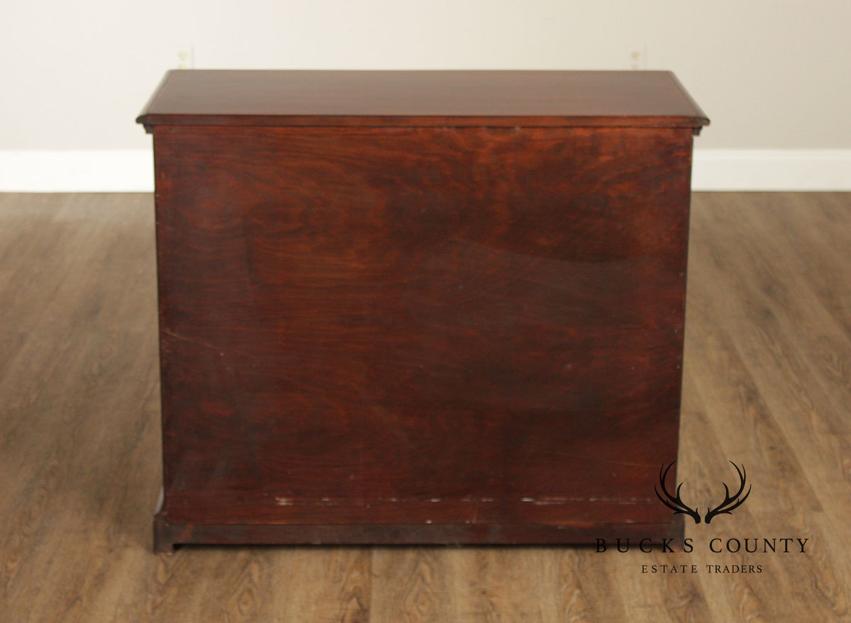 1940's Vintage Carved Mahogany Server Cabinet