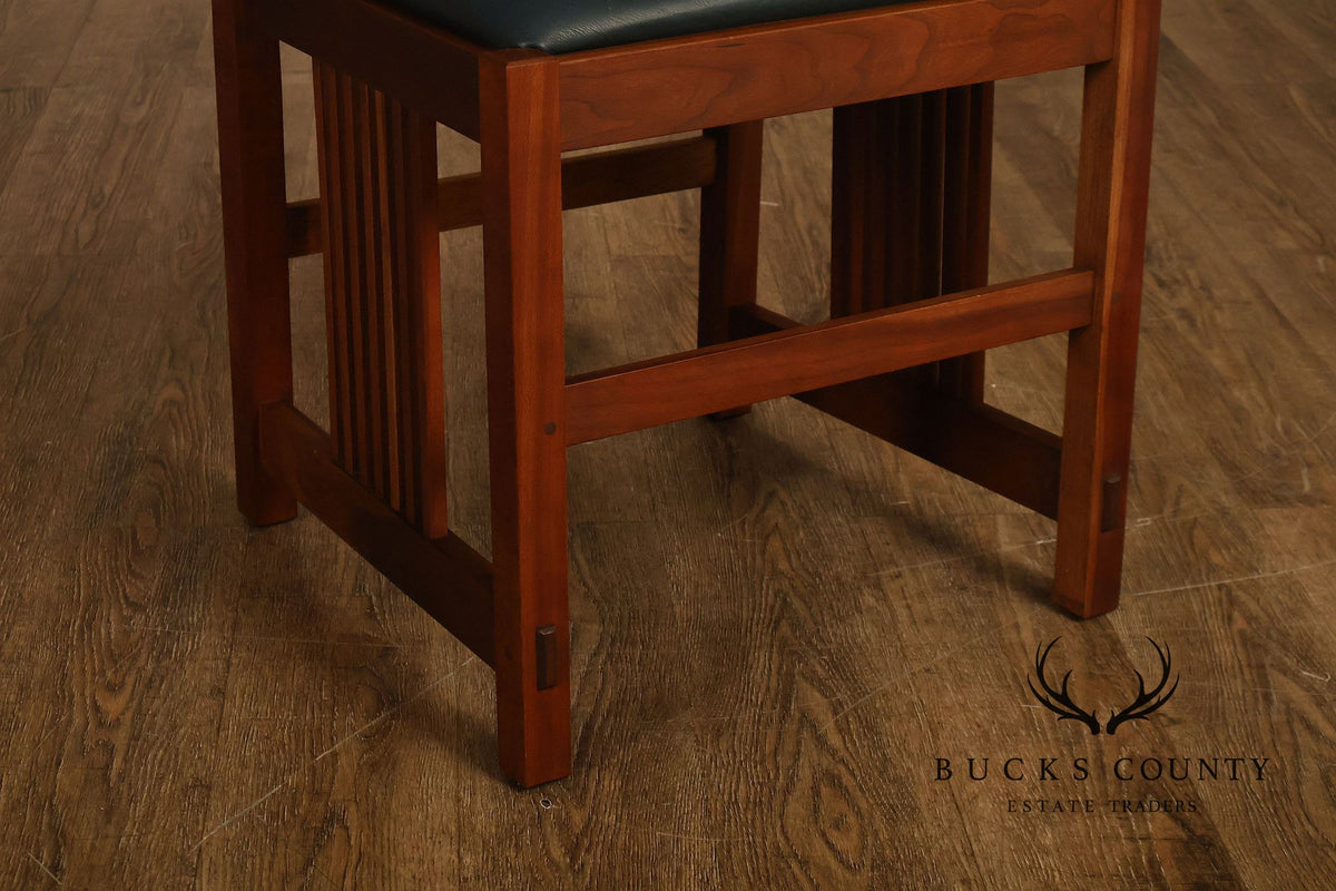Stickley Mission Collection Cherry Spindle Dining Chair