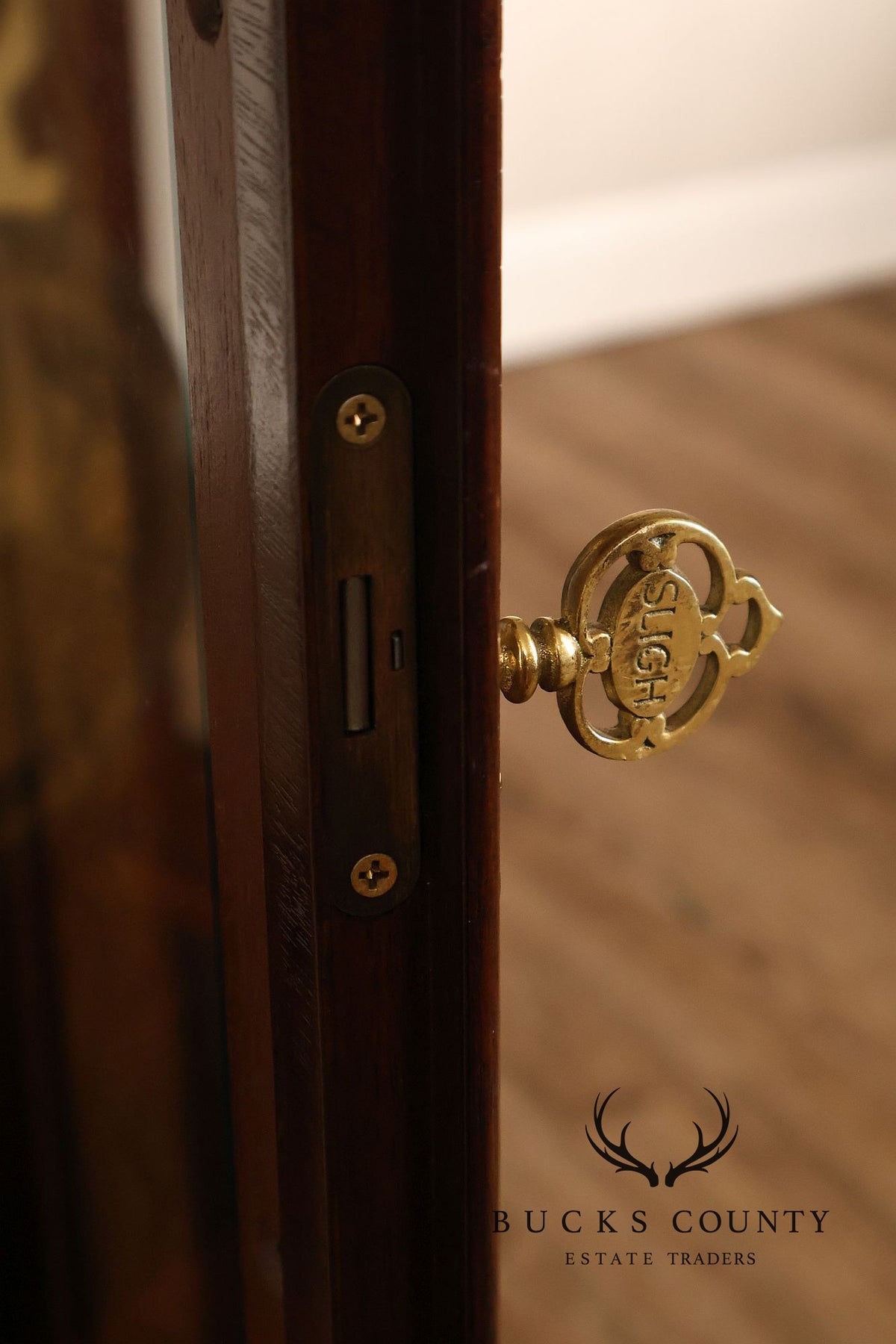 Sligh Mahogany Inlaid Grandfather Clock
