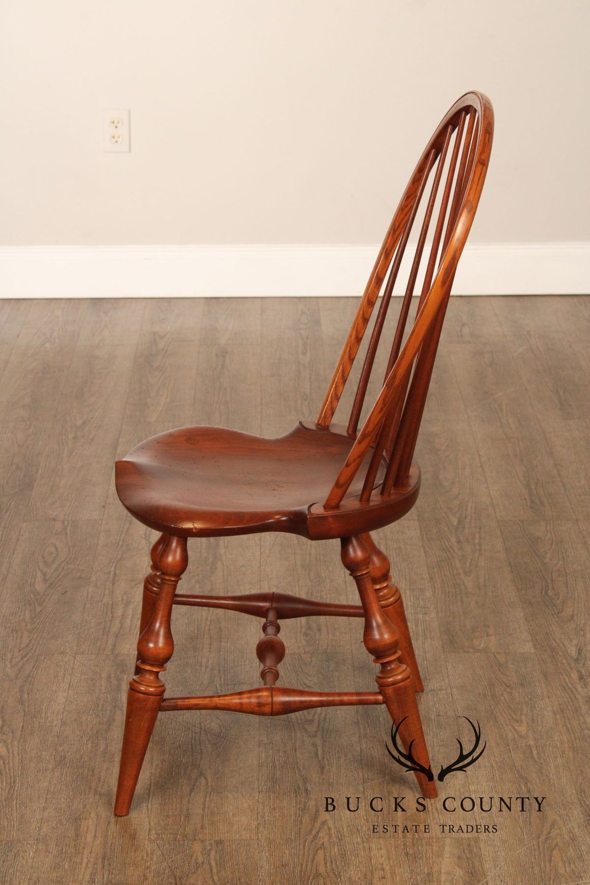 D.R. Dimes Set of Four Bowback Windsor Dining Chairs