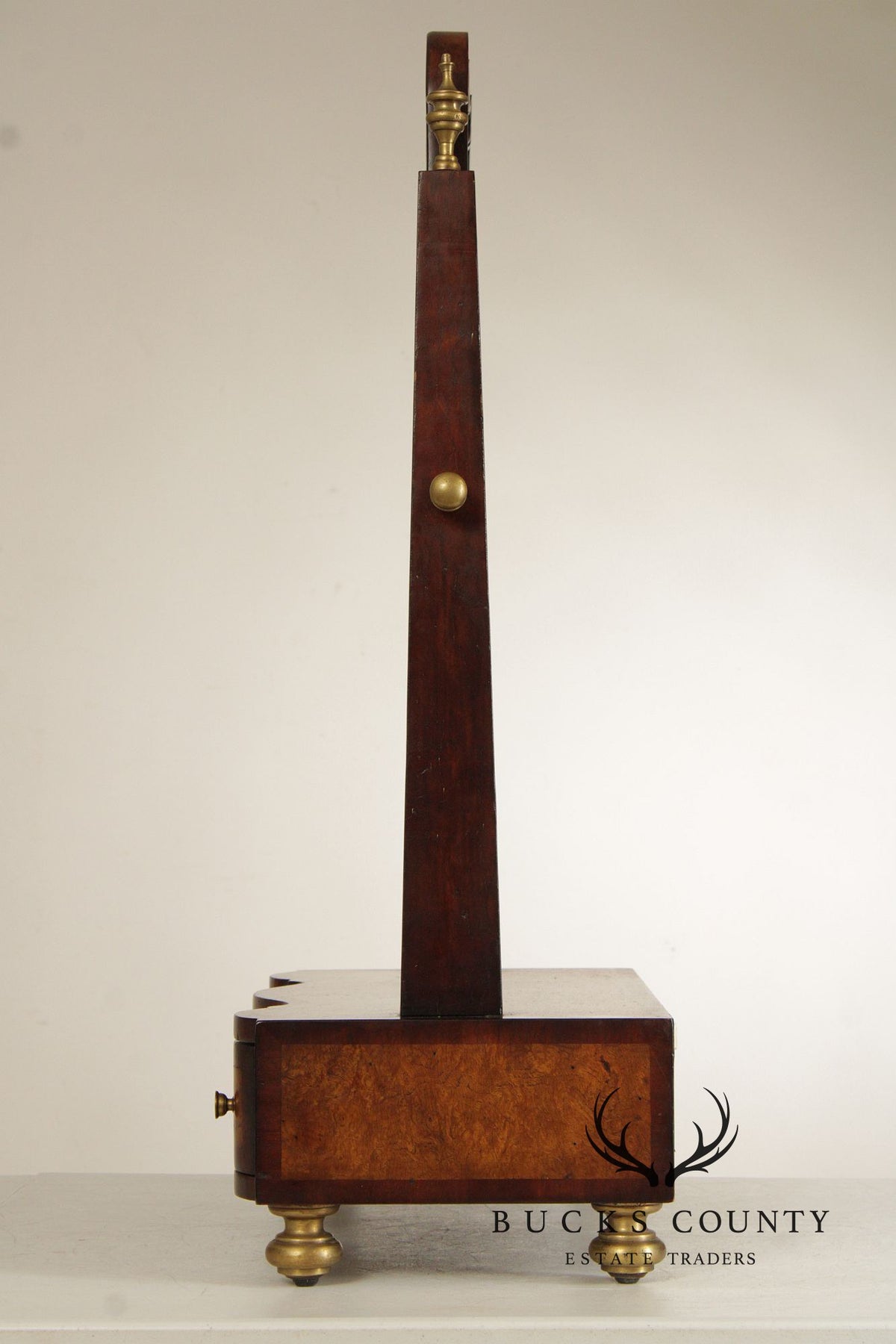 Greenbaum Interiors Georgian Style Mahogany Shaving Mirror