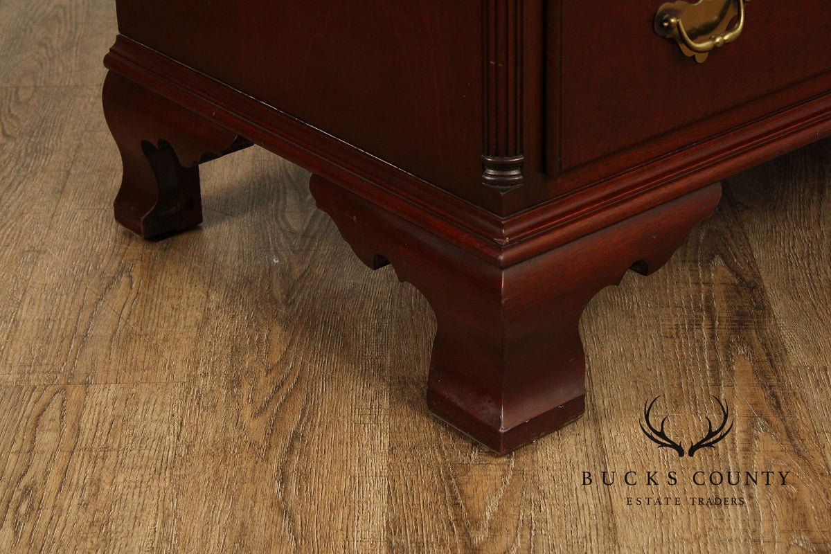 Norris Furniture Chippendale Style Mahogany Tall Chest