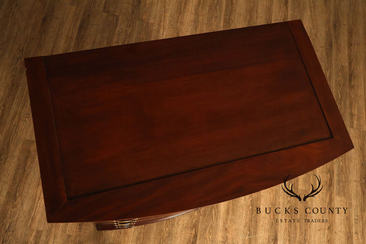 Henkel Harris Mahogany Bowfront Tall Chest