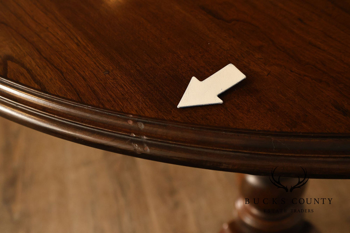Traditional Tilt Top Pedestal Accent Table Tea Table