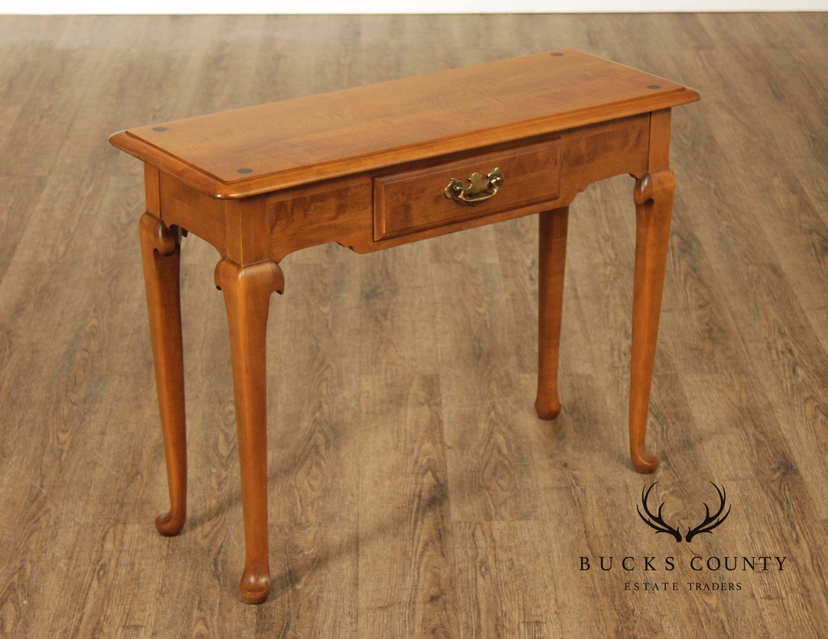Ethan Allen 1776 Collection Maple Console Table