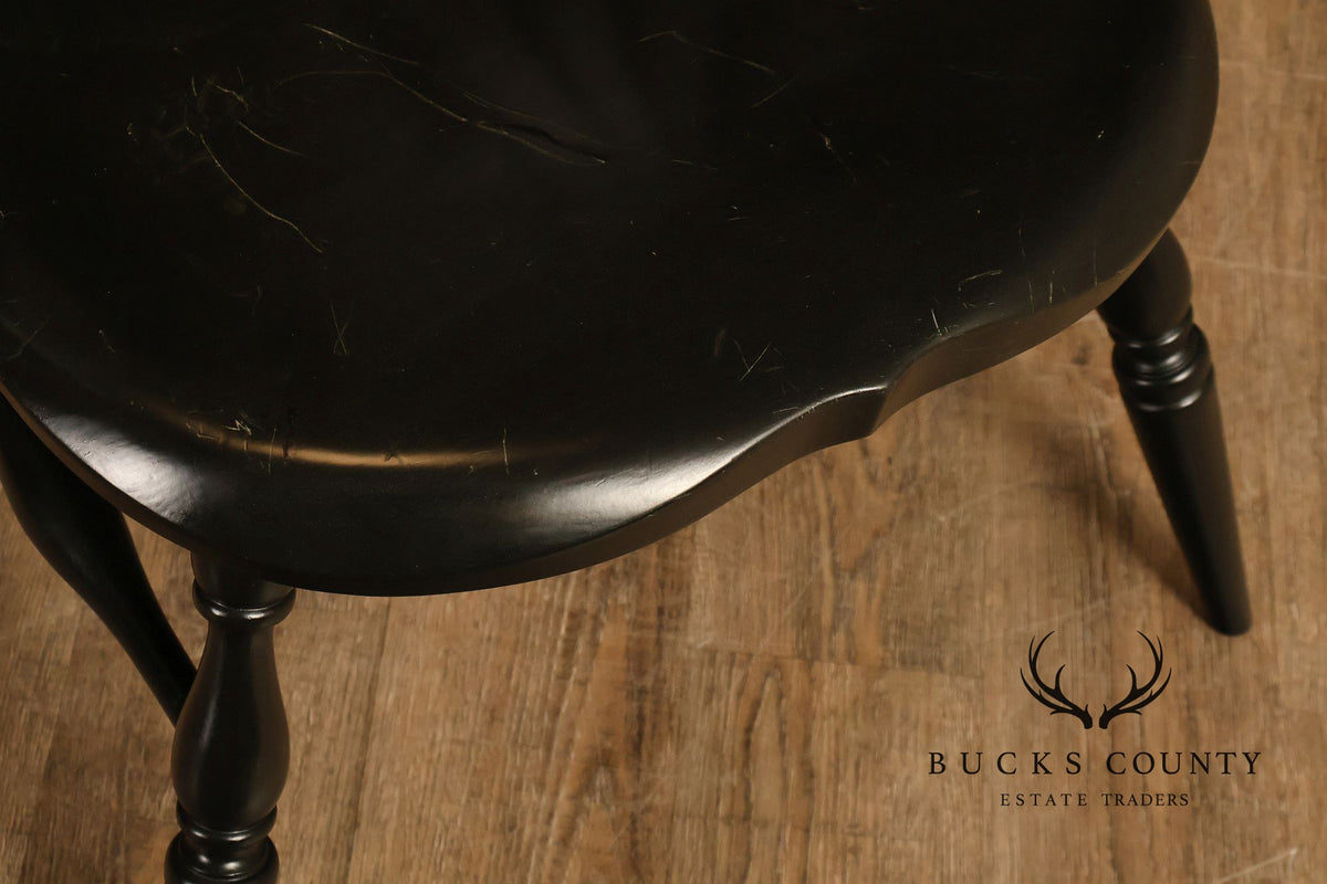 James Brown Ebonized Windsor Armchair Replica Windsor