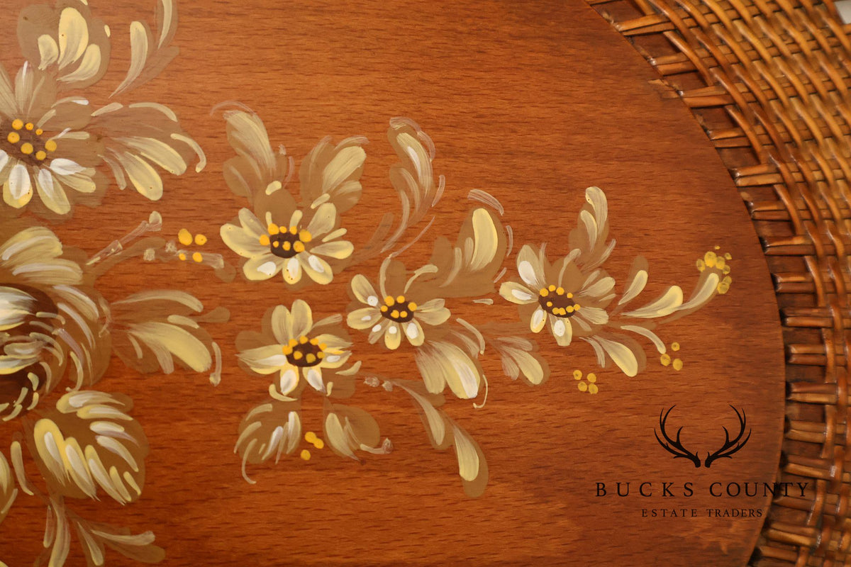 Medea 'Raggio Di Sole' Caned Queen Headboard