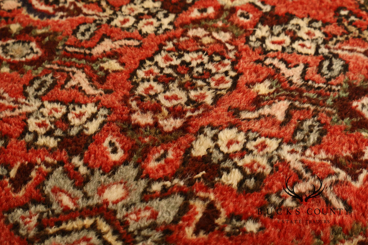 Hamedan Vintage Hand Woven Wool Area Rug