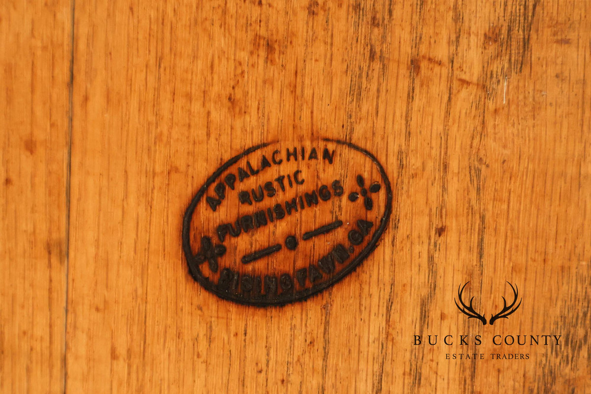 Appalachian Rustic Furnishing Trout and Perch Game Table
