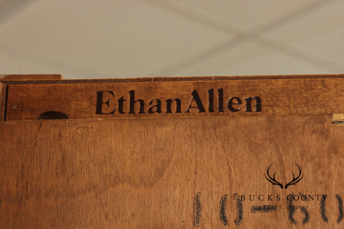 Ethan Allen Heirloom Maple Corner Cabinet